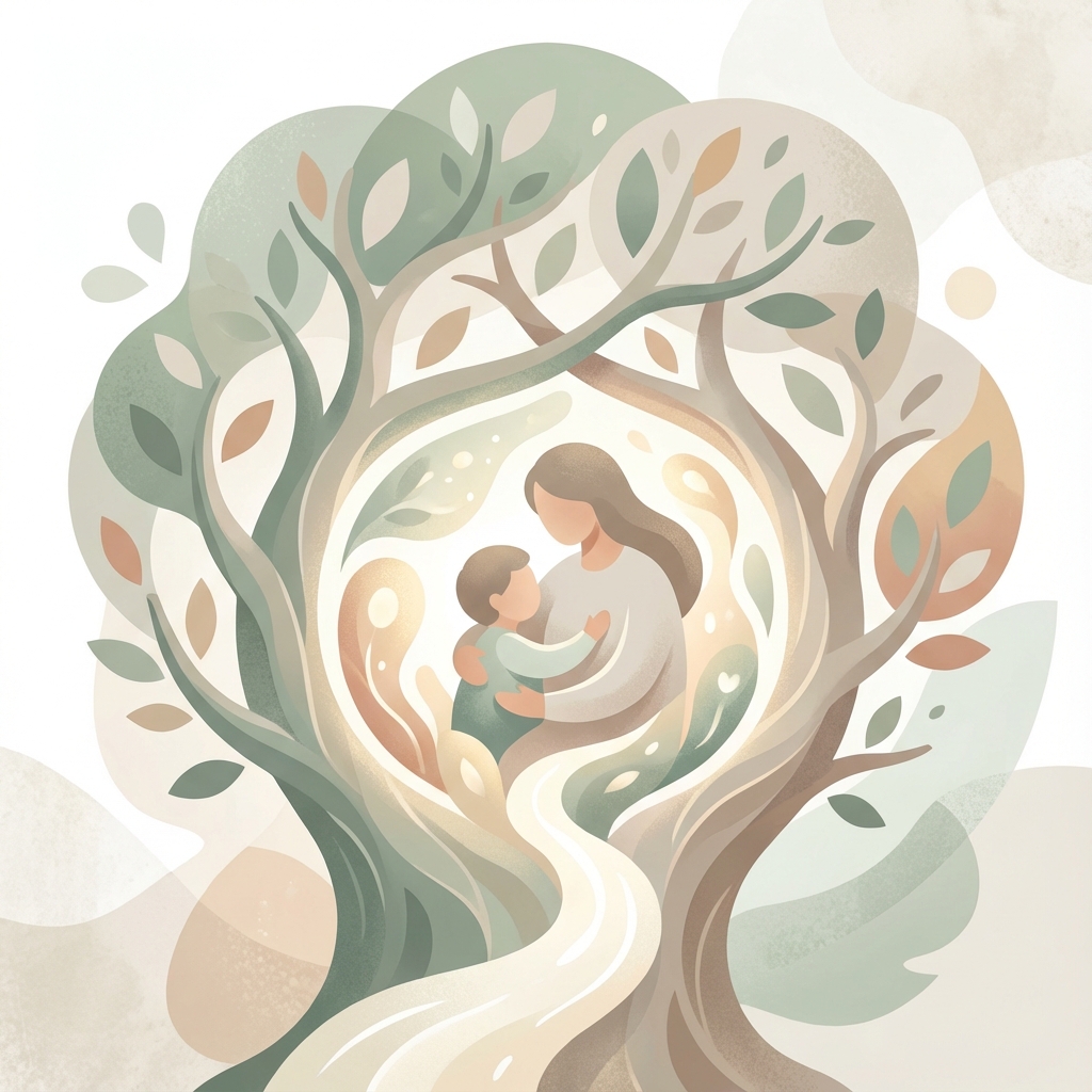 Calming therapy illustration